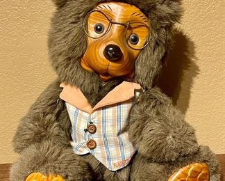 Vintage Robert Raikes Original Limited Edition 16" Jason In Vest Teddy Bear 1209/10000