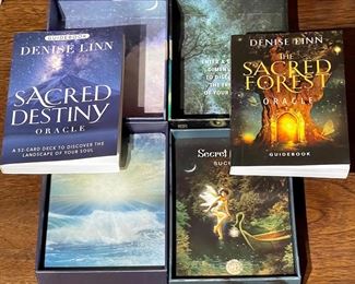 Denise Linn Tarot Cards - Sacred Destiny Oracle, Sacred Forest Oracle In Original Boxes