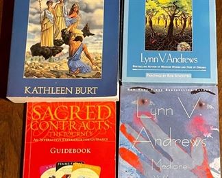 Books - Sacred Contracts, Medicine Women Andrews, Power Deck, Archetypes Of The Zodiac Burt