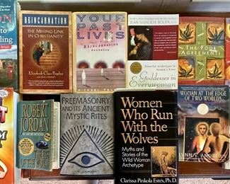 Reincarnation Books - Mastery Of Love Ruiz, Women Who Run With The Wolves, Eye Of The World, And More