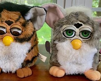 (2) 1999 Original Tiger Furby's Battery Operated Toys 