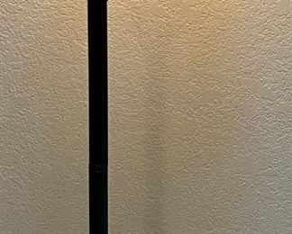 Bronze Tone 57" Swing Arm Floor Lamp With White Material Shade