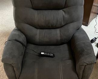 Ashley Balaster Power Lift Espresso Color Recliner With Remote