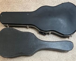 (2) Acoustic Guitar Hard Cases