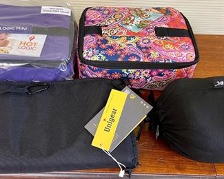 (2) Hot Logic Mini Portable Lunch Boxes, Mlvoc Tree Hammock, And A Unigear Water Sport Pack