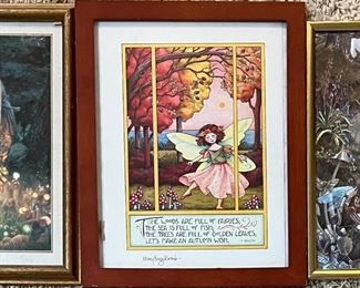 (3) Small Fairy Prints - Mary Englebright, Fairy Land Gene &ron Henry, And Midsummer Eve Edward Robert