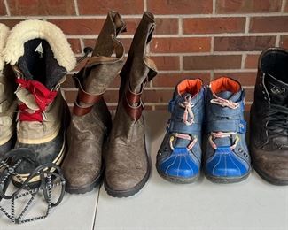 (4) Pairs Of Women's Boots - Surel, Blowfish, And Shoe Size 10.5, Roper Size 8.5