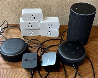 3 Amazon Alexa Home Speaker And Device System With 5 Programmable Plugs 