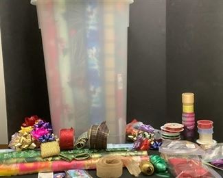 Wrapping Paper And Ribbons