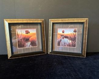 Wall Decor Of A Creek And Trees Framed