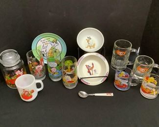 Vintage Mugs, Glasses and Bowls