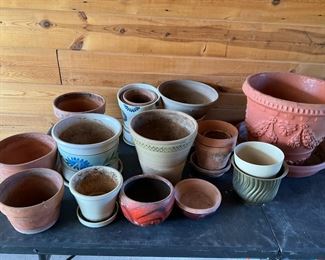 Various Flower Pots
