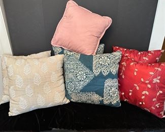Three Sets of Throw Pillows and More