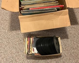 Old LP Albums and 45s