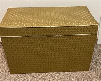Gold Vinyl Trunk