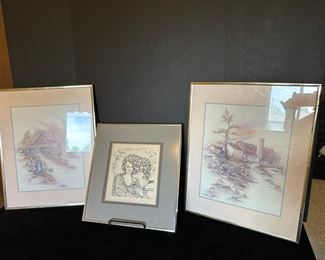 Framed Drawing From Terri Cordes and More