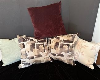 Five Throw Pillows