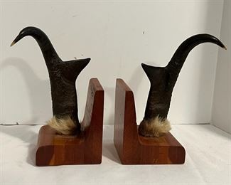 Antelope Horn Bookends