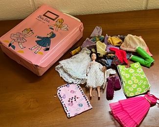 1960s Vinyl Doll Case  Clone Michelle Doll
