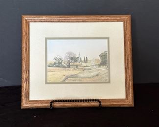 Prairie Prelude Signed Print By Jon Crane