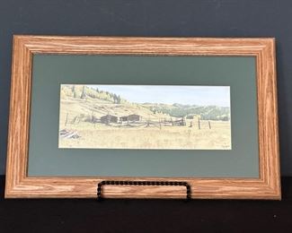 Glimpse Of Gold Framed Print By Jon Crane