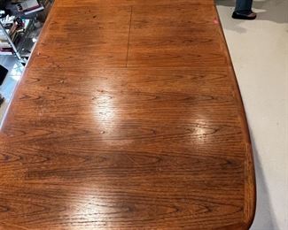 Mid century solid oak table $500