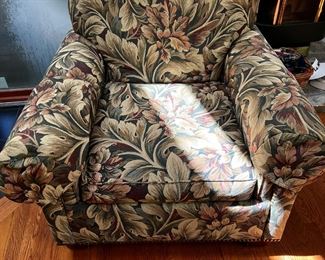 Floral side chair $50
