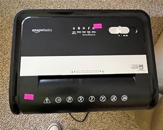 Paper shredder and my shoes lol !!