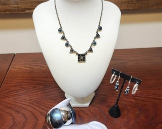 Beautiful Blue Silver Jewelry