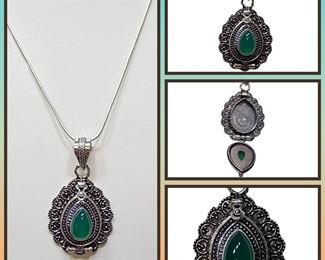 RARE Sought After Sterling Poison Necklace