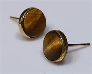Tigers Eye Earrings