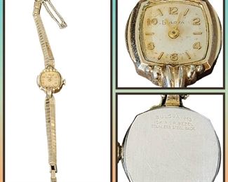 Vintage 1963 10kt RGP Bulova M3 Bezel Watch