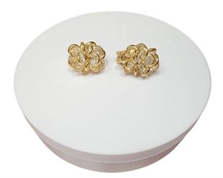 Vintage Clip On Earrings Not Plastic