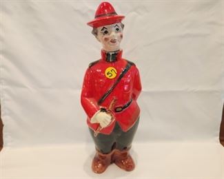 Royal Canadian Mountie Decanter