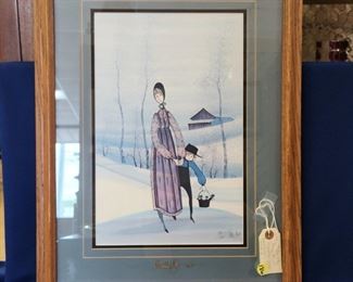 P Buckley Moss Signed and numbered Print