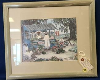 Ravenal Gaillard Signed and numbered Low Country Print