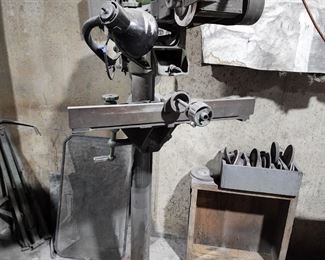 Acme circular saw sharpener running serial # 5898