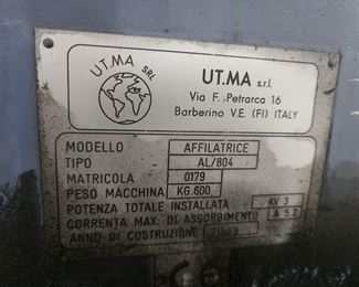 U.T.M.A    Automatic Top and face grinder