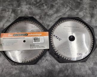 We have Onsrud mitre blades as well as Schumacher and Sohn blades