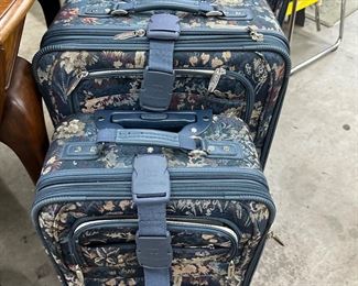 set of vintage luggage