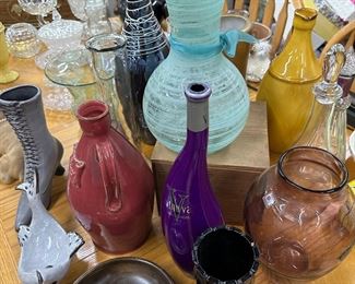 made in Spain large blue vase