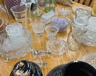 handblown pottery vases