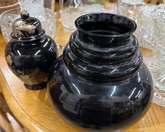 handblown glass vase