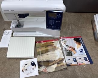 Viking 800 sewing machine with paperwork