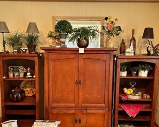 Arts and Crafts Entertainment Unit.  Priced to sell.  Original cost close to 3K when new.