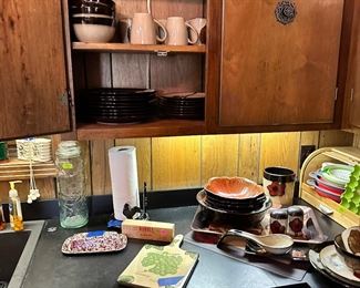 More Kitchen.  Complete sets of dishes with accessories.  Two kitchens in this home. 