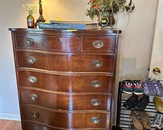 Beautiful chest of drawers, lots of storage. Many vintage art books.  Must see!