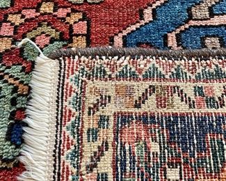 SOLD Alternate view of Hand-Knotted Wool Rug.