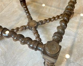 Alternate view of Spanish Revival Table.