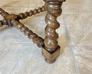 Alternate view of Spanish Revival Table.